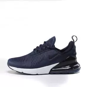 nike air max 270 flyknit trainers blue white